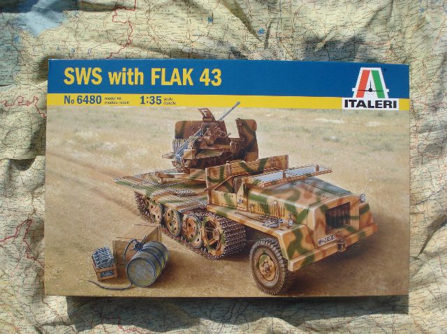 Italeri 6480 SWS with FLAK 43